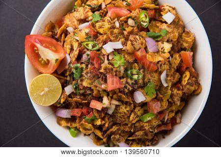 Chana chor garam , indian roadside spicy chat or snack food