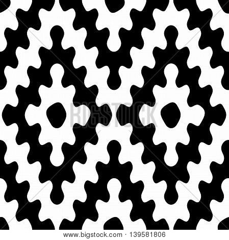 Seamless geometric vector pattern with rhombus stylish.