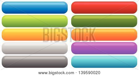 Set Banner, Button Vector & Photo (Free Trial) | Bigstock