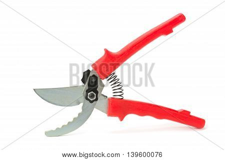 garden scissors isolated on a white background