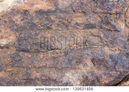 The surface of the laterite ancient, structure
