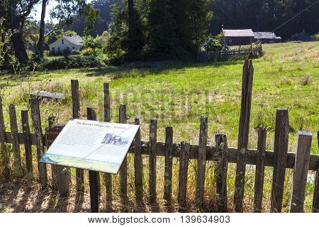Fort Ross State Historic Park With Russian Village Sloboda