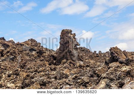 Volcanic Stones In Timanfaya, Lanzarote