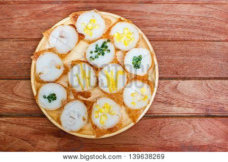 Kind Of Thai Sweetmeat Or Kanom Krok.