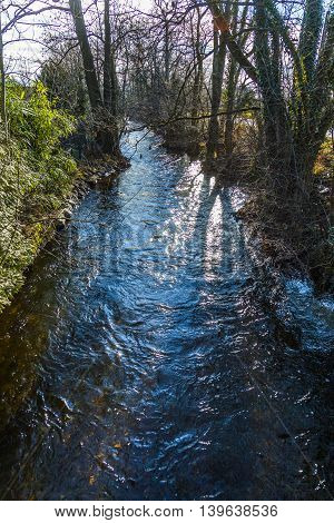 Beautiful River Wuerm In Munich