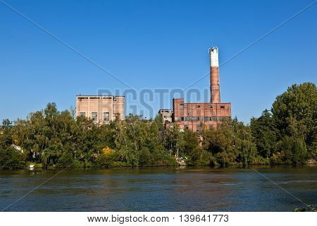 Old Abandoned Industrial Building