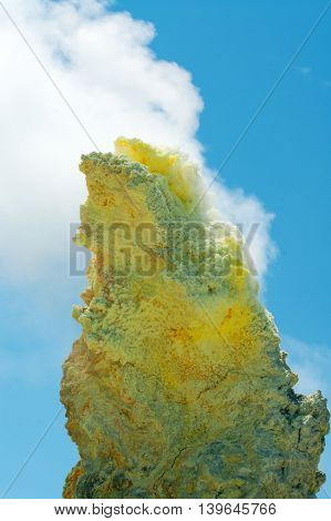 Ebeko  Volcano, Paramushir Island, Kuril Islands, Russia