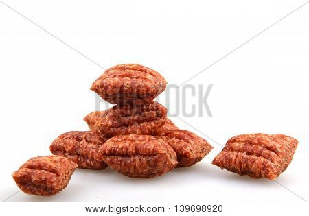 Pet Food On A White Background Stock Photos