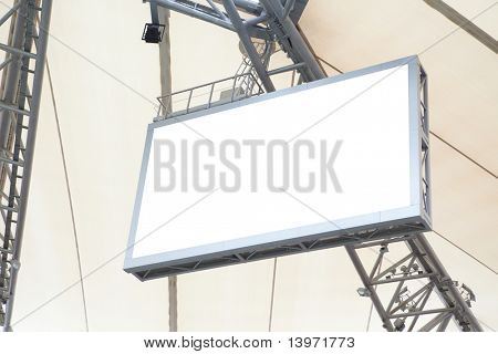 Placar no estádio