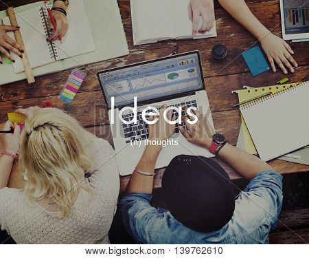 Ideas Thoughts Creativity Inspiration Imagination Concept