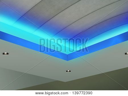 Home Lighting Using Down Light And Indirect Light Led