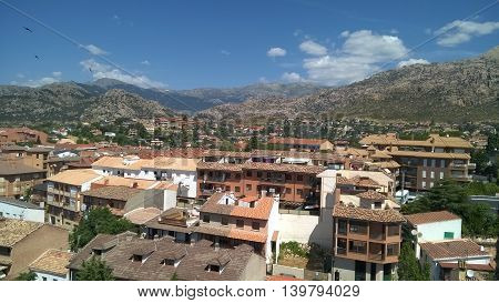 Spain, Manzanares el Real, a beautiful landscape