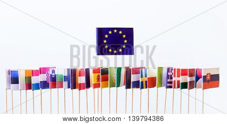 Flags Of The European Union Members