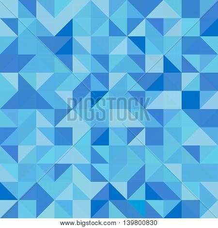 Triangles Pattern Blue