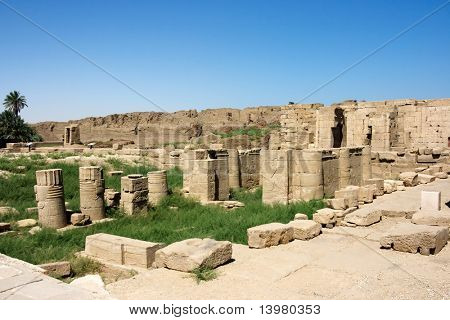 Templo de Dendera. Perto da cidade de Kane. Egito. Luxor.