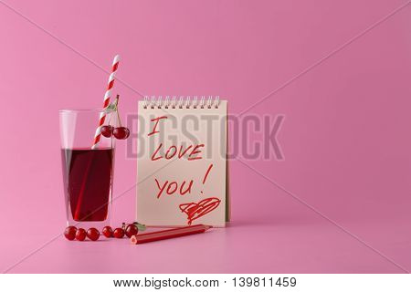 I Love You Message In Notepad