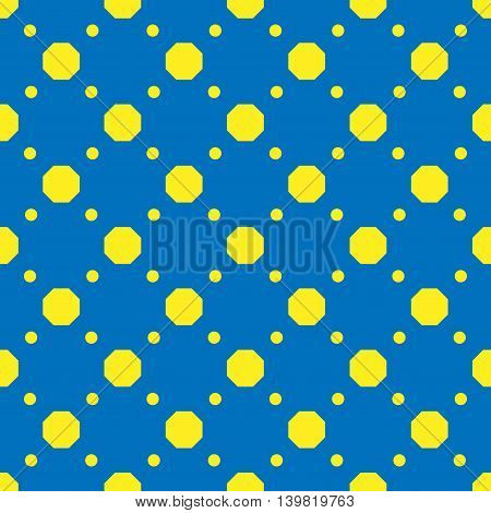 Polka dot geometric seamless pattern. Fashion graphic background design. Modern stylish abstract texture. Colorful template for prints textiles wrapping wallpaper etc Stock VECTOR illustration