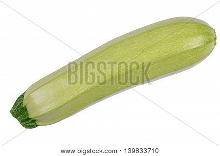 Fresh vegetable marrow isolated on white background