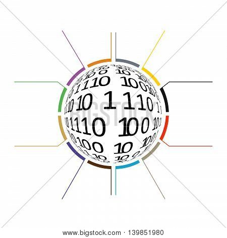 Technology koncept.Vector illustration.Global Social media illustration infographic design elements concept .