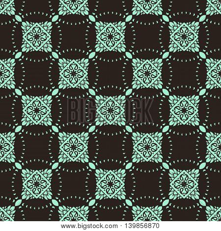 Seamless pattern based on traditional Asian elements Paisley. Boho vintage style vector background. Best motive for print on fabric or papper.