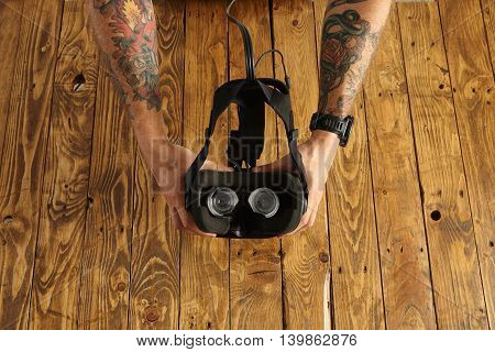 Vr Controller And Glasses Presentation