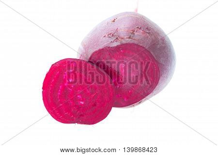 Fresh Red Beet On A White Background