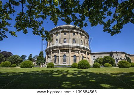 BURY ST EDMUNDS UK - JULY 19TH 2016: A view of the beautiful Ickworth House and gardens in Suffolk on 19th July 2016.