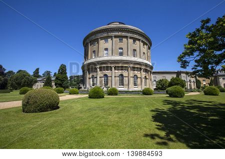 BURY ST EDMUNDS UK - JULY 19TH 2016: A view of the beautiful Ickworth House and gardens in Suffolk on 19th July 2016.