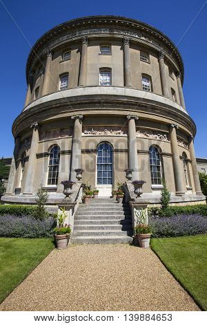 BURY ST EDMUNDS UK - JULY 19TH 2016: A view of the beautiful Ickworth House and gardens in Suffolk on 19th July 2016.