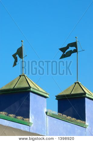 Vlajky na Venice Beach