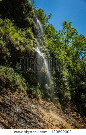 Waterfalls On The River Krikiliotis At Panta Vrexei In Evritania, Greece