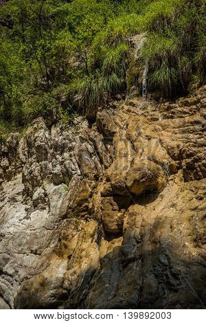 Waterfalls On The River Krikiliotis At Panta Vrexei In Evritania, Greece