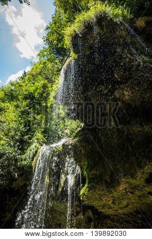 Waterfalls On The River Krikiliotis At Panta Vrexei In Evritania, Greece