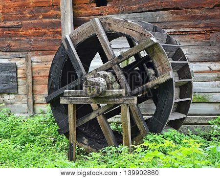 Vintage Water Mill Wheel