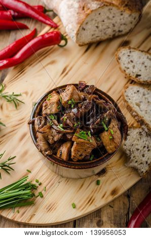 Teriyaki Chicken With Bread