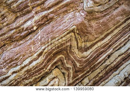 Stunningly Beautiful Original Stone Walls Of The Gorge Panta Vrexei In Evritaniia, Greece
