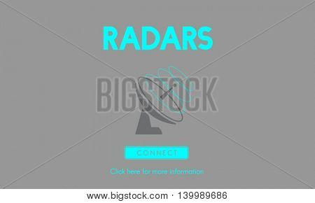 Boardcast Data Transmission GPS Navigation Concept