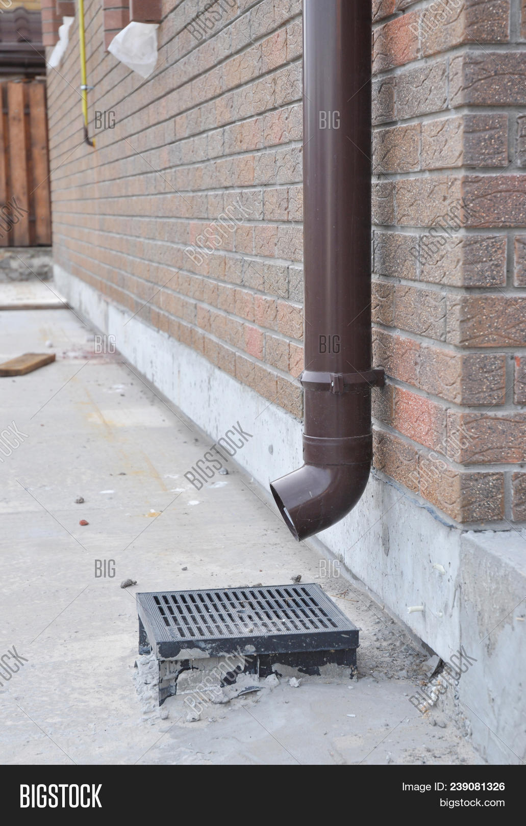 Installing Rain Gutter Image Photo Free Trial Bigstock