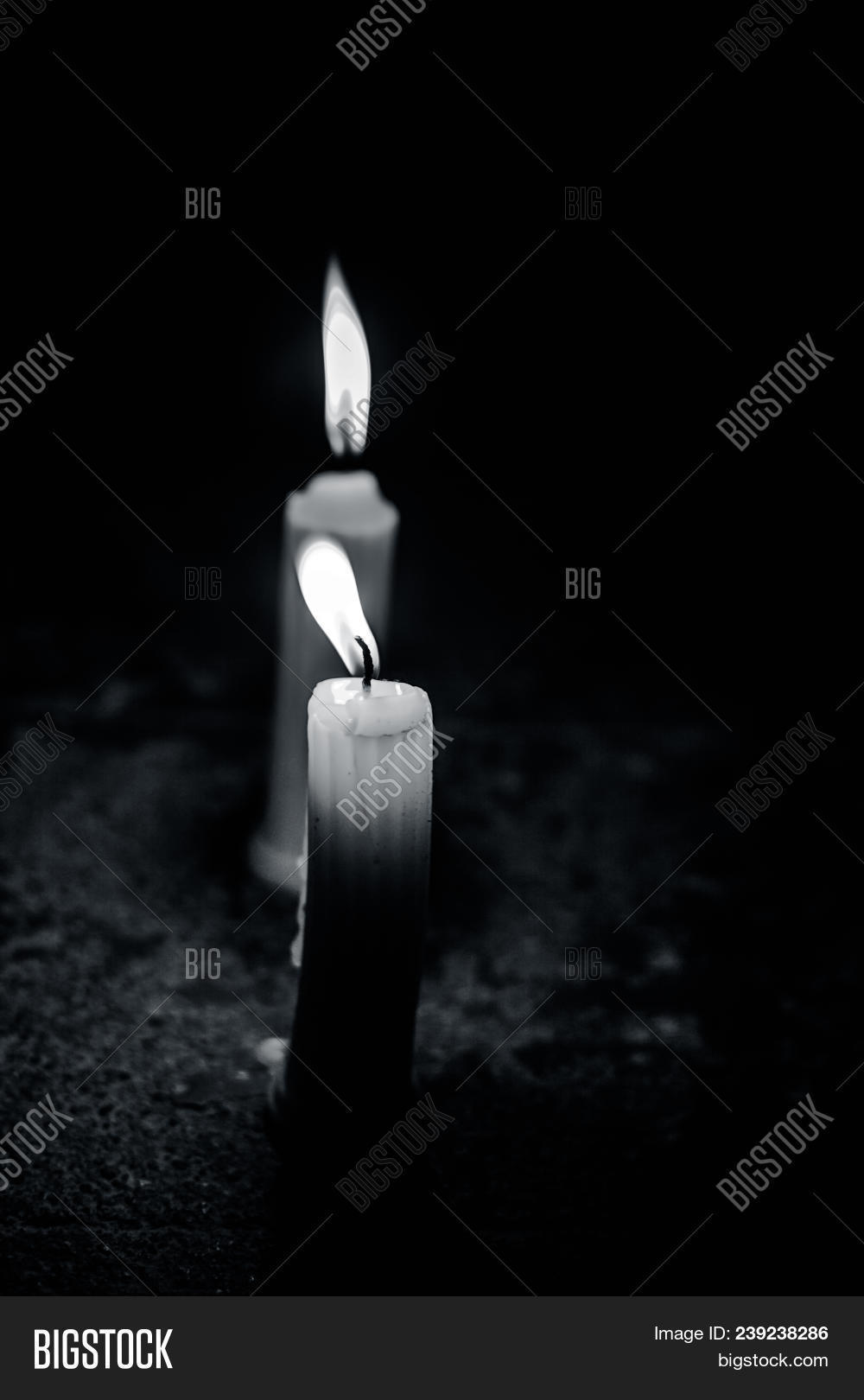 Single Wax Burning Image & Photo (Free Trial) Bigstock