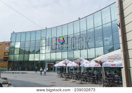 Siedlce, Poland - April 16, 2018: Galeria Siedlce Is Shopping Mall.