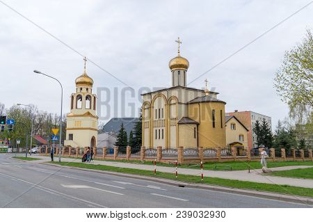 Siedlce, Poland - April 16, 2018: Eastern Orthodox Church Of The Holy Trinity In Siedlce.