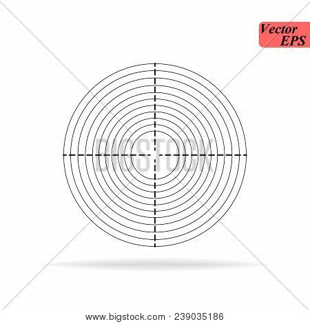 Target Aim Icon, Vector Target Symbol - Target Illustration Eps 10