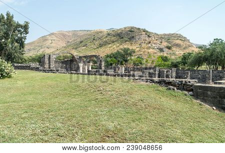 Ruins Of Kursi - A Large Byzantine 8th-century Monastery In Which Jesus Christ Performed Miracles On
