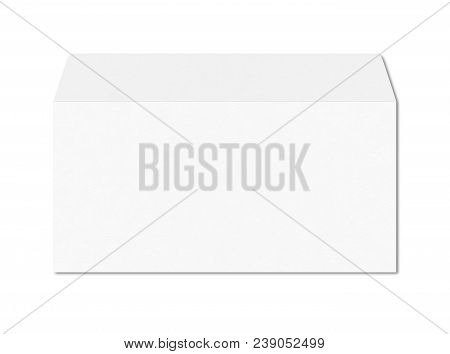 Blank Enveloppe Mockup Template Isolated On White Background