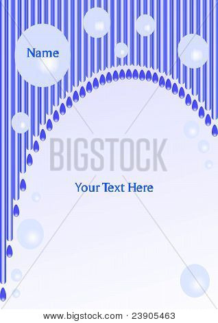 Vector background in blue