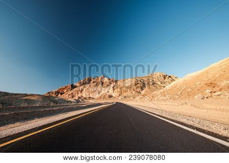 Artist's Drive in Death Valley National Park, California, USA.