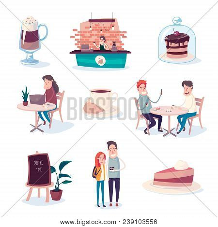 Coffee And Sweets Make People Happier, Start Your Day With A Morning Cafe And A Delicious Coffee