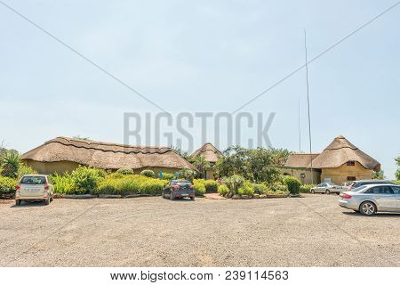 Winterton, South Africa - March 19, 2018: The Thokozisa Shopping And Information Centre Near Wintert