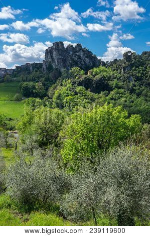 Mountains Of Regional Nature Park Of The Azure Prealps, France