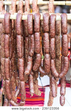 Thai Style Sausage, Raw Of Thai Style Sausages